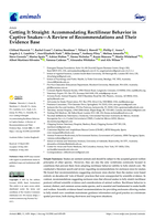Getting It Straight: Accommodating rectilinear behavior in captive snakes—A review of recommendations and their evidence base