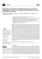 Managing sands of the lower Mekong Basin to limit land degradation: A review of properties and limitations for crop and forage production