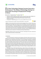 How does technology startups increase innovative performance? The study of technology startups on innovation focusing on employment change in Korea