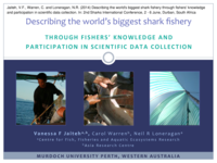 Describing the world's biggest shark fishery through fishers' knowledge and participation in scientific data collection