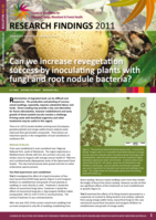 Inoculations and revegetation success