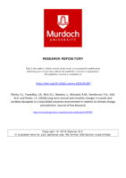 Long-term annual and monthly changes in mysids and caridean decapods in a macrotidal estuarine environment in relation to climate change and pollution