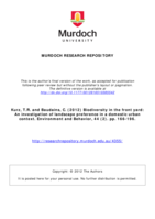 Biodiversity in the front yard: An investigation of landscape preference in a domestic urban context