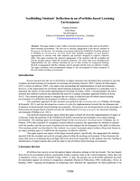 Scaffolding students’ reflection in an ePortfolio-based learning environment: Interaction with the technology