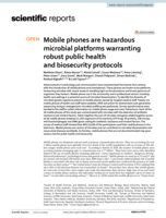 Mobile phones are hazardous microbial platforms warranting robust public health and biosecurity protocols