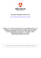 Linefish larvae and the Agulhas Current