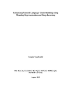 Enhancing natural language understanding using meaning representation and deep learning