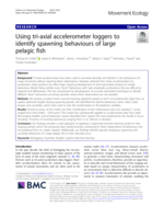 Using tri-axial accelerometer loggers to identify spawning behaviours of large pelagic fish