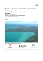 Human values and aspirations for coastal waters of the Kimberley: Social values and management preferences using Public Participation GIS. Technical Report