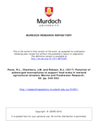 Potential of submerged macrophytes to support food webs in lowland agricultural streams