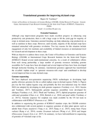 Translational genomics for improving dryland crops