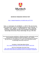 The use of area-time closures as a tool to manage cetacean-watch tourism