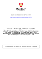Hyperspectral imagery in a GIS framework as a tool for marine planning in temperate south-western Australia