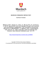 Agricultural land use changes through inter-sectoral and international engagement: The interface of mining and agriculture in Mozambique