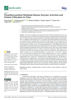 Proanthocyanidins modulate rumen enzyme activities and protein utilization in vitro