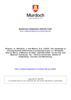 The challenge of moving beyond differences in protected areas