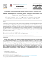 PWIDB: A framework for learning to classify imbalanced data streams with incremental data re-balancing technique