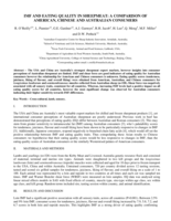 IMF and eating quality in sheepmeat: A comparison of American, Chinese and Australian consumers