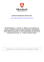 Valuing the wild, remote and beautiful: Using Public Participation GIS to inform tourism planning in the Kimberley Coast, Western Australia