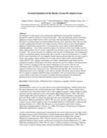 Towards isolation of the Barley Green Revolution gene