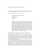 Culture and participation in development of CMC: Indigenous cultural information system case study