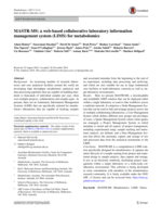 MASTR-MS: A web-based collaborative laboratory information management system (LIMS) for metabolomics