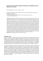 Effect of turf grass growth in sands irrigated with laundry and bathtub greywater