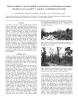 Risks and threats due to genetic variation in Phytophthora cinnamomi for disease management in natural vegetation ecosystems