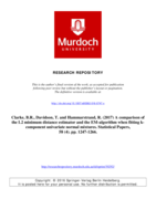 A comparison of the L2 minimum distance estimator and the EM-algorithm when fitting k-component univariate normal mixtures
