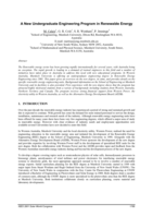 A new undergraduate engineering program in renewable energy