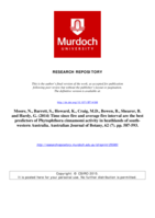 Time since fire and average fire interval are the best predictors of Phytophthora cinnamomi activity in heathlands of south-western Australia