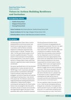 Reporting values cluster: Western Australia - Values in action: Building resilience and inclusion