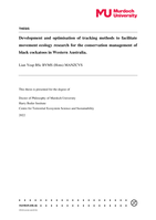 Development and optimisation of tracking methods to facilitate movement ecology research for the conservation management of black cockatoos in Western Australia