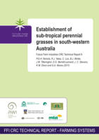 Establishment of sub-tropical perennial grasses in south-western Australia