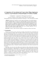 A comparison of conventional and conservation tillage implements used for crop production in Omusati region of Northern Namibia