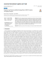 Population age structure and real exchange rate in OECD Countries: An empirical analysis