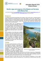 Benthic algae and seagrass of the Walpole and Nornalup Inlets Marine Park.