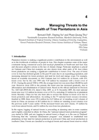 Managing threats to the health of tree plantations in Asia