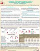A snapshot of neuropsychological health in a “50-Something Aged” cohort of people living with chronic HIV infection