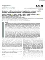 Land cover and nutrient enrichment regulates low‐molecular weight dissolved organic matter turnover in freshwater ecosystems