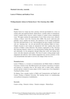 Writing domestic violence in Marian Keyes’ This Charming Man (2008)