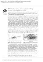 Selection for leanness decreases meat aerobicity