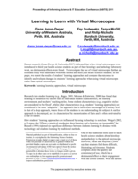 Learning to learn with virtual microscopes