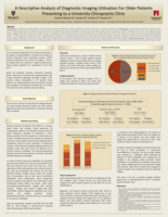 A descriptive analysis of diagnostic imaging utilisation for older patients presenting to a University Chiropractic Clinic