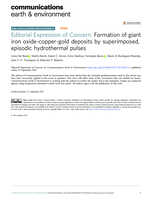 Editorial expression of concern: Formation of giant iron oxide-copper-gold deposits by superimposed, episodic hydrothermal pulses