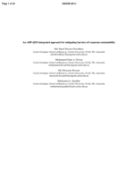 An AHP-QFD integrated approach for mitigating the barriers of corporate sustainability