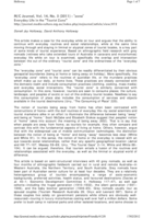 "Everyday Life in the "Tourist Zone"