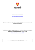 The Kids' Empathic Development Scale (KEDS): A multi-dimensional measure of empathy in primary school-aged children