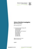 Salmon mortality investigation: REW-1017 Pelorus Sound