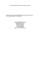 The environmental impact of ports: an Australian case study